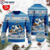 NFL Detroit Lions Ugly Christmas Sweater With Simpson Graphic