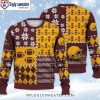 NFL Stitch Washington Commanders Ugly Christmas Sweater