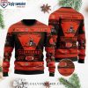 NFL Football Team Logo Cute Grinch Cleveland Browns Ugly Sweater