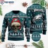 Skull Flower – NFL Philadelphia Eagles Logo – Men’s Eagles Christmas Sweater