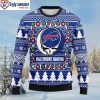 NFL Golden Skull Buffalo Bills Ugly Christmas Sweater