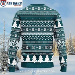 NFL Grinch Hug Philadelphia Eagles Football Mens Eagles Christmas Sweater 2 1