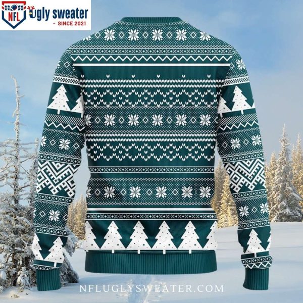 NFL Grinch Hug Philadelphia Eagles Football – Men’s Eagles Christmas Sweater