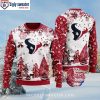 NFL Houston Texans Geometric Christmas Ugly Sweater