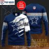 NFL Football Dallas Cowboys Grateful Dead SKull Bears All Over Print Ugly Christmas Sweater, Dallas Cowboy Fan Gifts