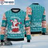 NFL Miami Dolphins Death Skull Ugly Christmas Sweater