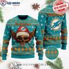 NFL Miami Dolphins Grinch And Scooby-Doo Ugly Christmas Sweater