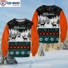 NFL Miami Dolphins Ugly Christmas Sweater – Skull Flower Logo Print