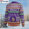 NFL Minnesota Vikings Ugly Christmas Sweater With Mickey Logo Print