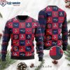 NFL New England Patriots Design Freeway Ugly Christmas Sweater