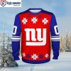 New York Giants Ugly Sweater – Cool Skull Graphic Edition