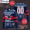 NFL Patriots Logo Print Ugly Christmas Sweater – Grinch And Scooby-Doo Graphics