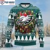 NFL Philadelphia Eagles Ugly Christmas Sweater – Logo Print With Festive Touch