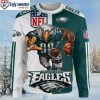 Santa Claus And Snowman – NFL Philadelphia Eagles Ugly Sweater