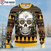 NFL Mickey Mouse Pittsburgh Steelers All Over Print Ugly Christmas Sweater