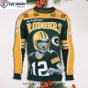 Personalized Green Bay Packers Snoopy Ugly Christmas Sweater For Fans