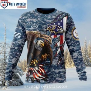 NFL Ravens All Gave Some – Some Gave All – Baltimore Ravens Christmas Sweater