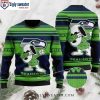 Grateful Dead Skull And Bears Seahawks Ugly Christmas Sweater