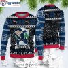 New England Patriots Jack Skellington Ugly Christmas Sweater