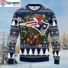 New England Patriots Jack Skellington Ugly Christmas Sweater