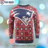 New England Patriots Ugly Sweater With Peanuts Snoopy Graphic