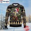 New Orleans Saints Drink Up Grinch Themed Ugly Xmas Sweater