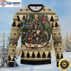 New Orleans Saints Minions Christmas Tree Ugly Xmas Sweater