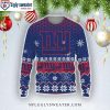 Ny Giants Logo Snowflake Pattern Ugly Sweater – Team Spirit In Snowy Style