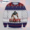 Ny Giants Team Mascot Ugly Christmas Sweater -Fan’s Joy