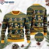 Merry Moments With The Mascot – Green Bay Packers Ugly Sweater