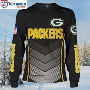 Packers Fan’s Dream – Green Bay Packers Logo Ugly Christmas Sweater