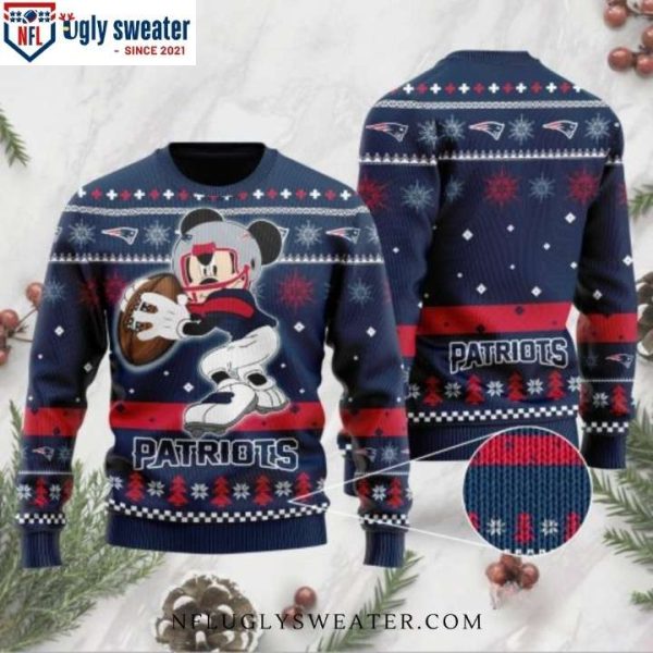 Patriots Mickey Mouse Ugly Christmas Sweater – A Fan’s Must-Have