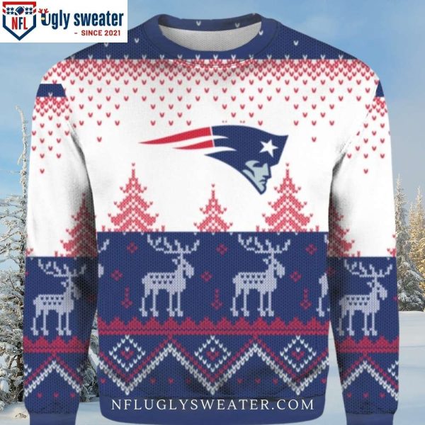 Patriots Ugly Sweater – Celebrate The Season With Christmas Motifs