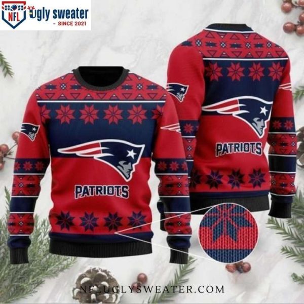 Patriots Wool Ugly Christmas Sweater – Warmth And Team Spirit Combined