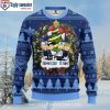 Dabbing Snoopy Los Angeles Chargers Ugly Christmas Sweater