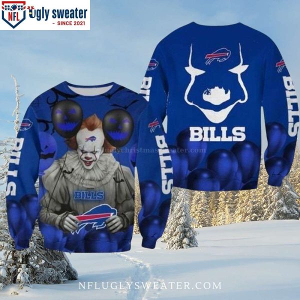 Pennywise The Dancing Clown It Halloween – Buffalo Bills Ugly Christmas Sweater