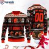 Ugly Christmas Sweater Gift For Fans – Cleveland Browns Big Logo Graphic