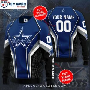 Personalized Dallas Cowboys Holiday Sweater – Great Gift For Cowboys Fans