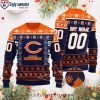 Unique Chicago Bears Gifts For Him – Christmas Sweater Logo Pattern