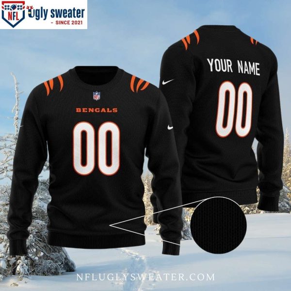 Personalized NFL Cincinnati Bengals Ugly Christmas Sweater – Unique Gift For Fans