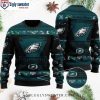 NFL Mascot – Philadelphia Eagles Football Team All Over Print Ugly Christmas Sweater