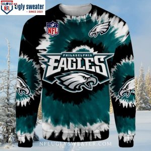 Philadelphia Eagles Christmas Extravaganza Logo Print All Over Ugly Sweater For Fans 1