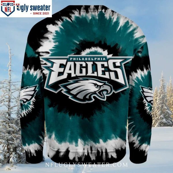 Philadelphia Eagles Christmas Extravaganza – Logo Print All Over Ugly Sweater For Fans