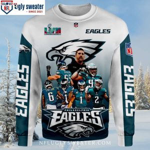 Philadelphia Eagles Football Team Champions Ugly Christmas Sweater 1