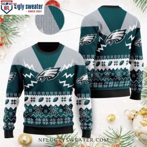 Philadelphia Eagles Logo Print – Men’s Eagles Christmas Sweater