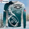 Philadelphia Eagles Gucci Pattern – Custom Name And Number Ugly Christmas Sweater