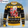 Pittsburgh Steelers Baby Yoda Ugly Christmas Sweater For American Football Fans