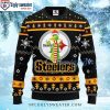 Pittsburgh Steelers Cool Reindeer Logo Print Sweater