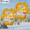 Pittsburgh Steelers Baby Yoda Ugly Christmas Sweater For American Football Fans