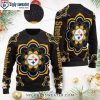 Pittsburgh Steelers Gucci Pattern Ugly Christmas Sweater – Add Your Name And Number